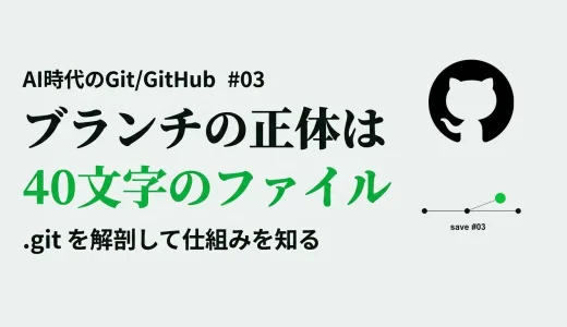 Git のブランチとコミットの正体― .git を解剖して仕組みを理解する